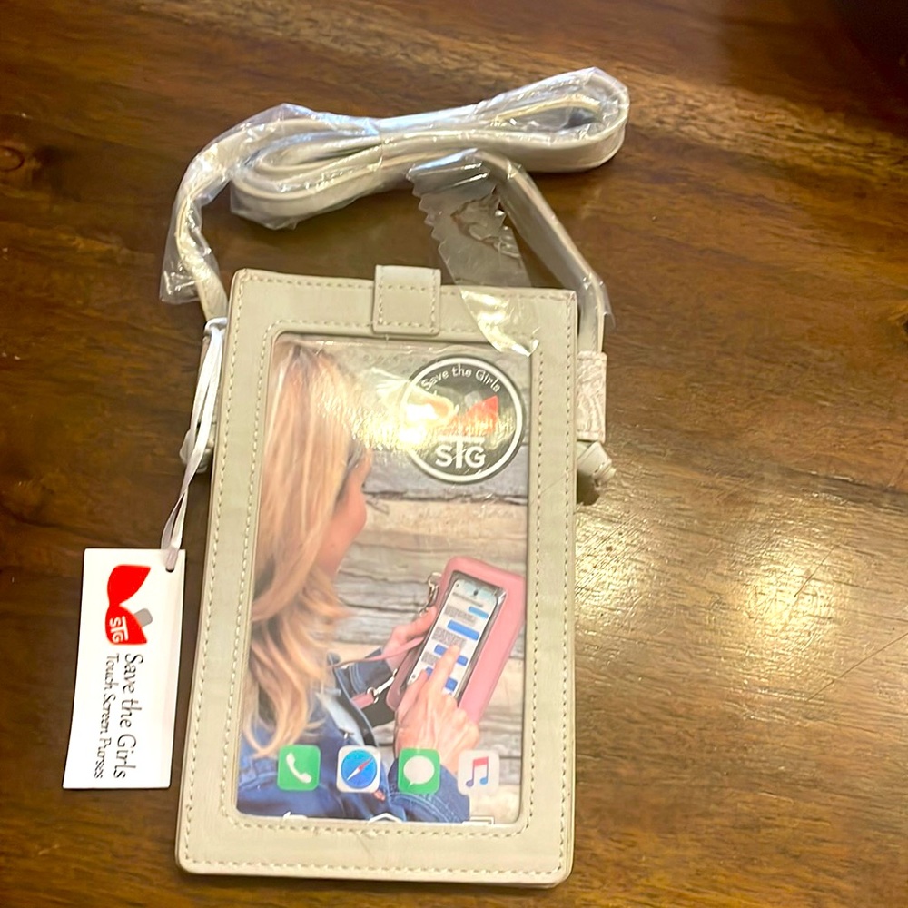 NWT Crossbody touch screen  cell phone purse